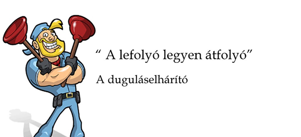 Kónya Sándor duguláselhárítás