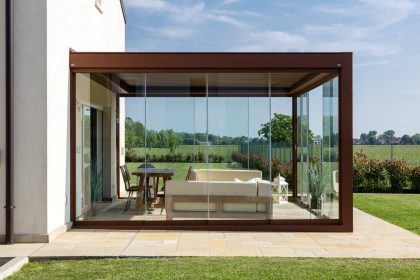 Üvegfal rendszerek Open Sky Pergola