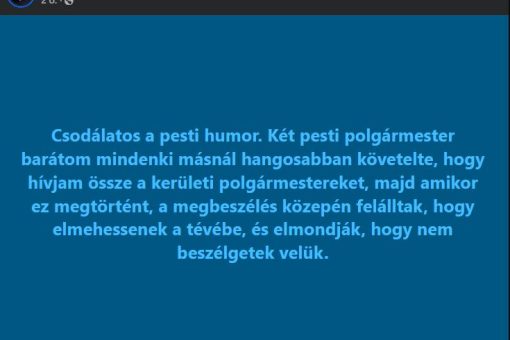 Egymásnak feszültek a fővárosi vezetők
